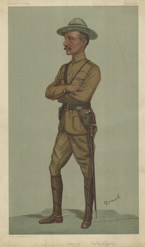 Generał Robert Stephenson Smyth Baden-Powell autorstwa Leslie Matthew Ward
