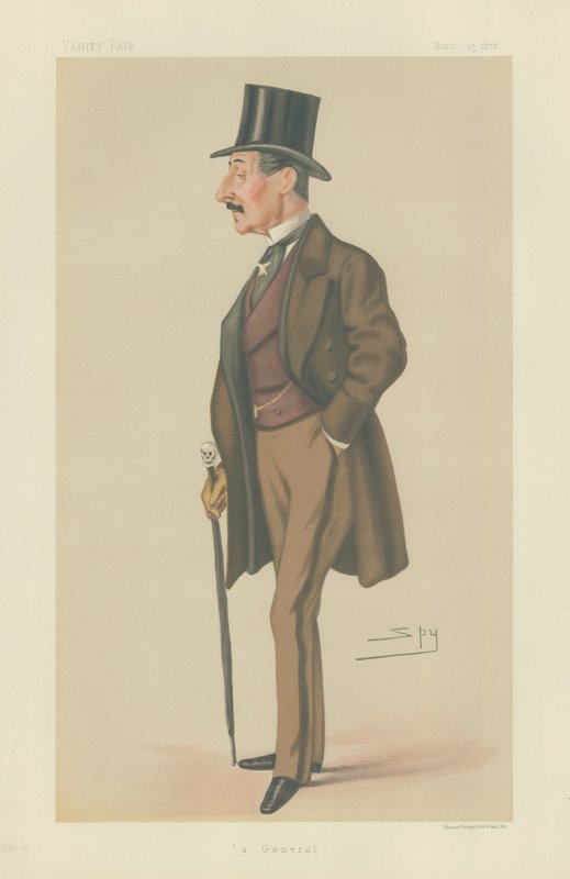 Generał Sir Charles Hastings Doyle autorstwa Leslie Matthew Ward