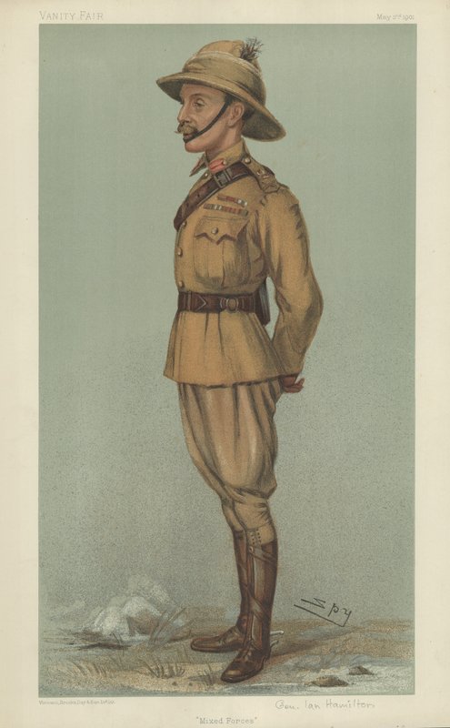 Generał Sir Ian Standish Monteith Hamilton autorstwa Leslie Matthew Ward