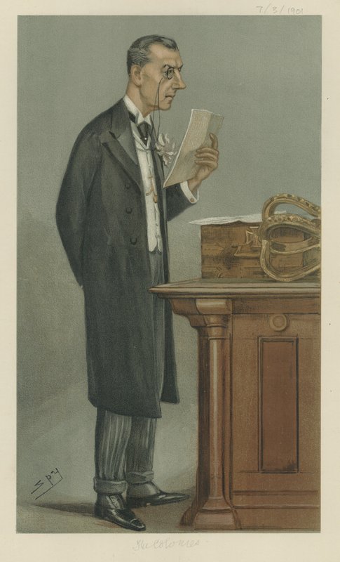 Joseph Chamberlain (kolor lito) autorstwa Leslie Matthew Ward