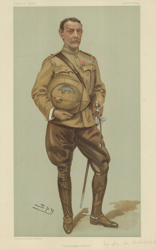 Generał dywizji Sir Archibald Hunter autorstwa Leslie Matthew Ward