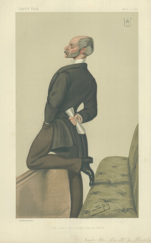 Generał dywizji Sir Henry Marshann Havelock autorstwa Leslie Matthew Ward