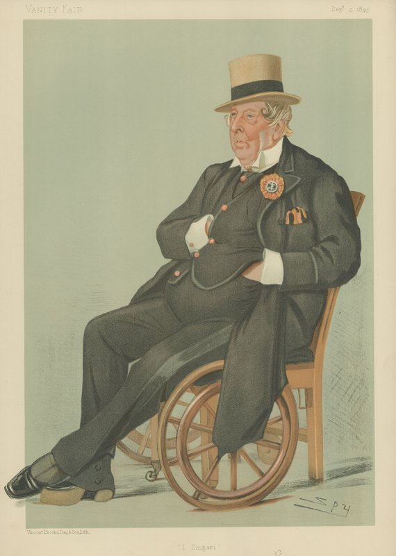 Pan John Loraine Baldwin autorstwa Leslie Matthew Ward
