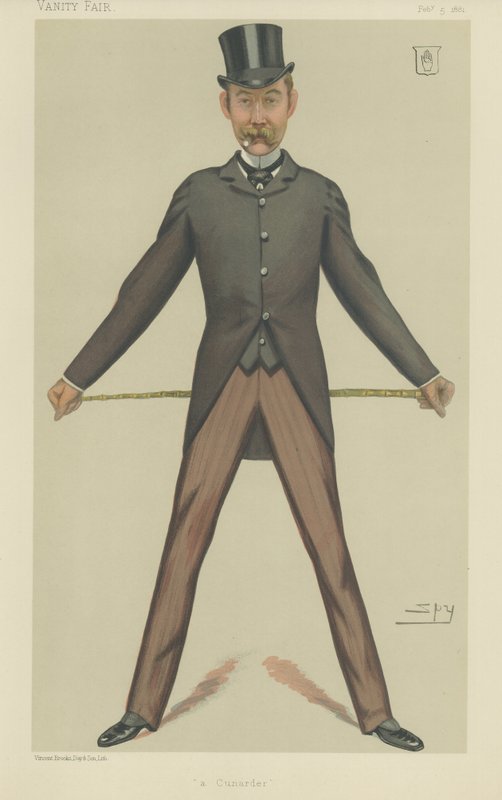 Sir B E Cunard autorstwa Leslie Matthew Ward