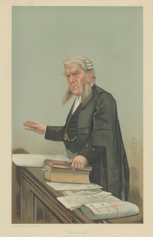 Sir Edward George Clarke autorstwa Leslie Matthew Ward