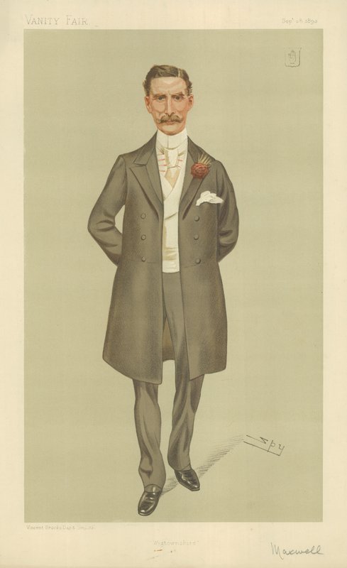Sir Herbert Maxwell autorstwa Leslie Matthew Ward