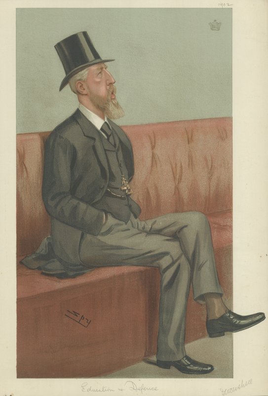 The Duke of Devonshire (Color Litho) autorstwa Leslie Matthew Ward