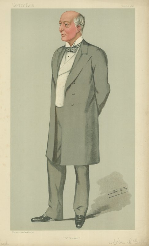 Mówca William Gully autorstwa Leslie Matthew Ward