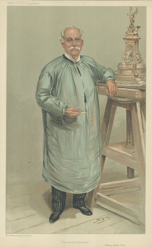 Thomas Brock autorstwa Leslie Matthew Ward