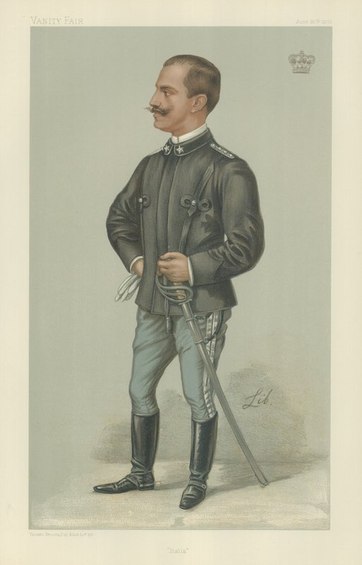 Wiktor Emanuel III autorstwa Liborio Prosperi