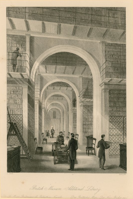 Muzeum Brytyjskie, Dodatkowa Biblioteka autorstwa Llewellyn Jewitt