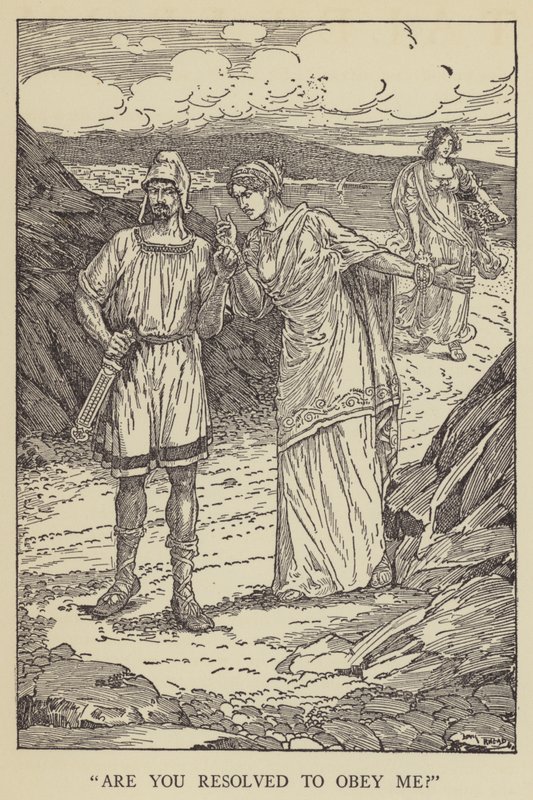 Czy jesteś zdecydowany być mi posłuszny? autorstwa Louis John Rhead
