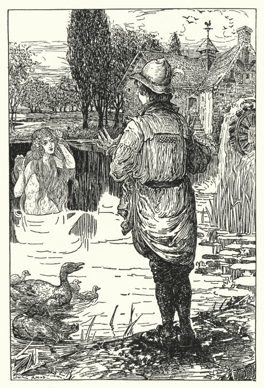 Wróżka Wody (lito) autorstwa Louis John Rhead