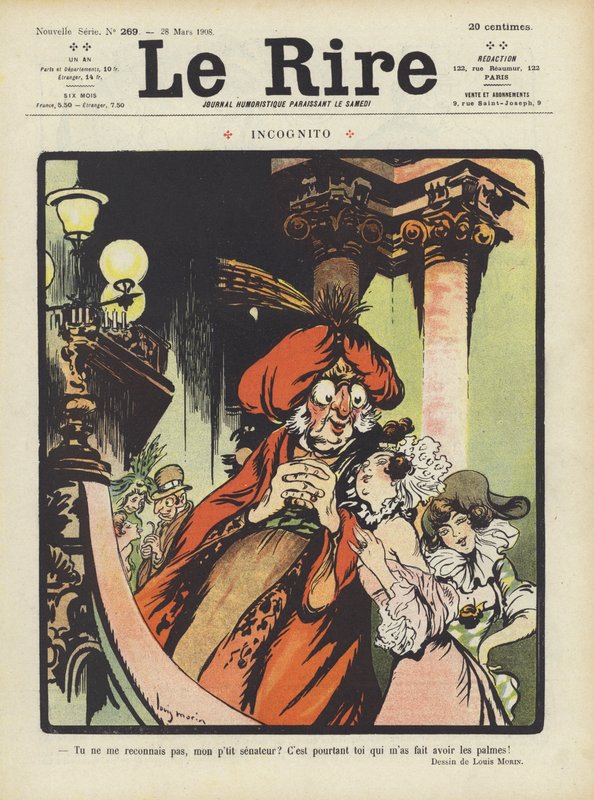 Ilustracja do Le Rire autorstwa Louis Morin
