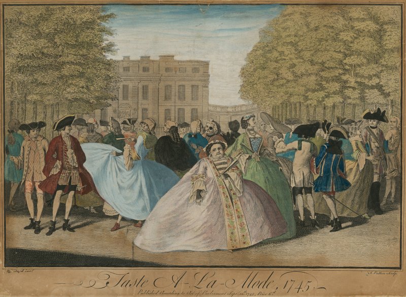 Modny Smak, 1745 autorstwa Louis Philippe Boitard