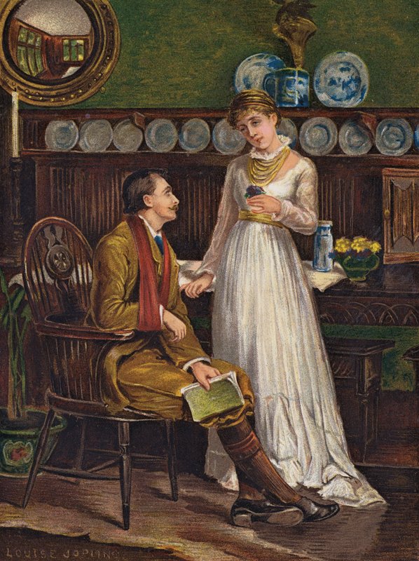 Sympatia (grawerunek) autorstwa Louise (after) Jopling