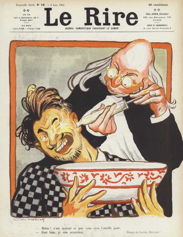Ilustracja do Le Rire autorstwa Lucien Metivet