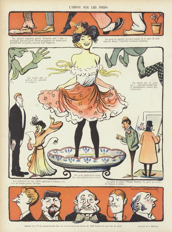 Ilustracja do Le Rire autorstwa Lucien Metivet