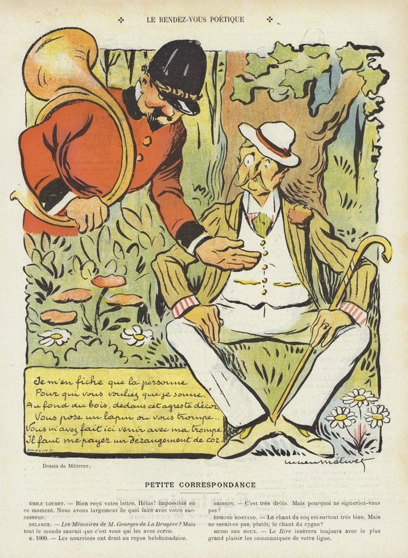 Ilustracja do Le Rire autorstwa Lucien Metivet