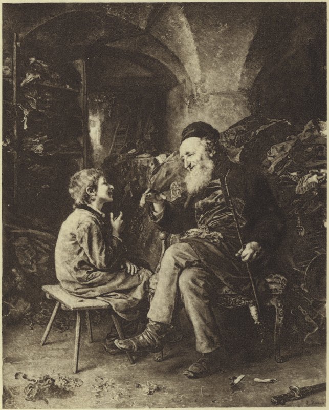 Mądrość Salomona (fotograwiura) autorstwa Ludwig Knaus