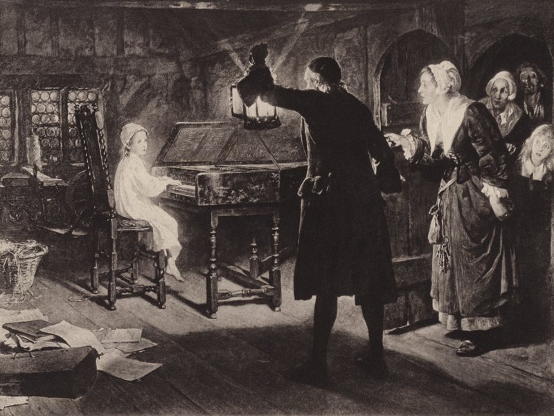 Dziecko Handel (lito) autorstwa Margaret Isabel Dicksee