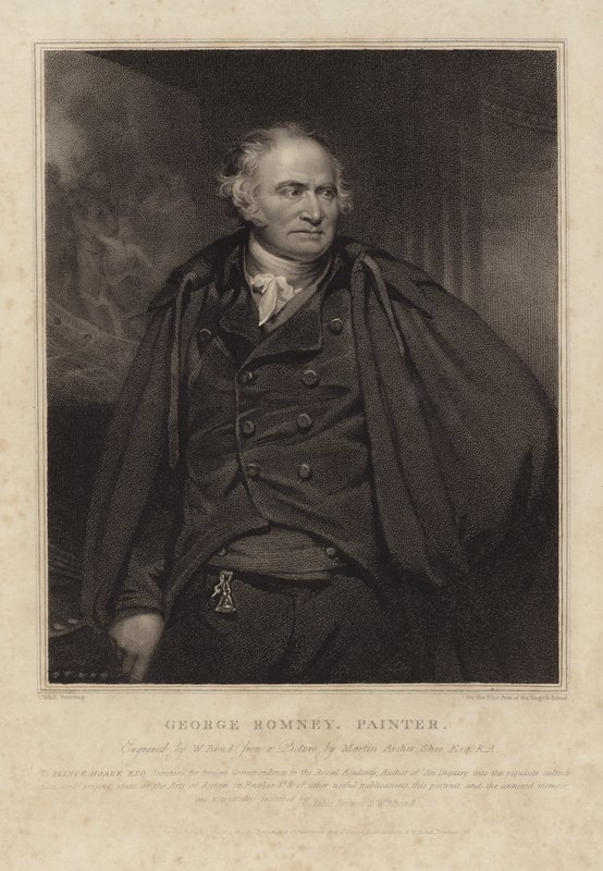 George Romney autorstwa Martin Archer Shee