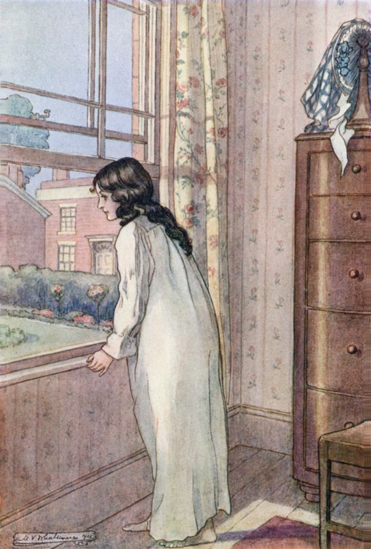 Ilustracja do żon i córek autorstwa pani Gaskell autorstwa Mary V. Wheelhouse