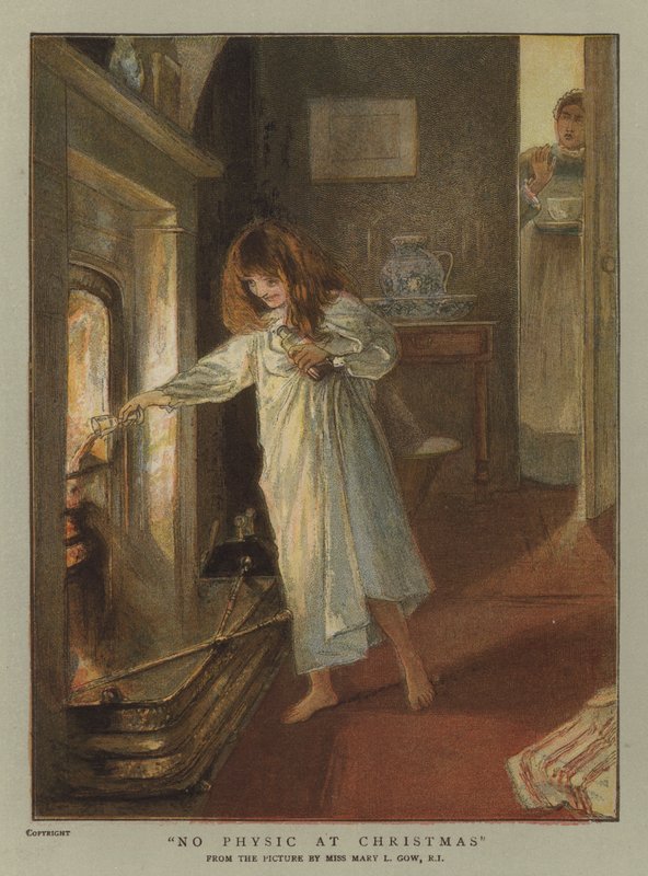 Bez fizyki na Boże Narodzenie (chromolitho) autorstwa Mary L. Gow