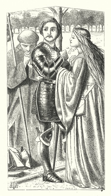 Młoda królowa-żona (rycina) autorstwa Matthew James (attr. to) Lawless