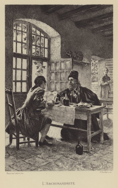 Archimandryta (rycina) autorstwa Maurice Leloir