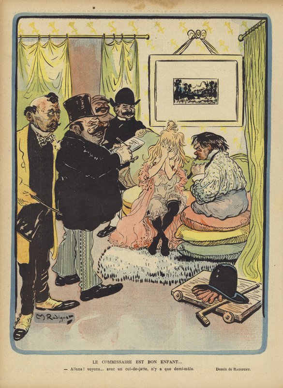 Ilustracja do Le Rire autorstwa Maurice Radiguet