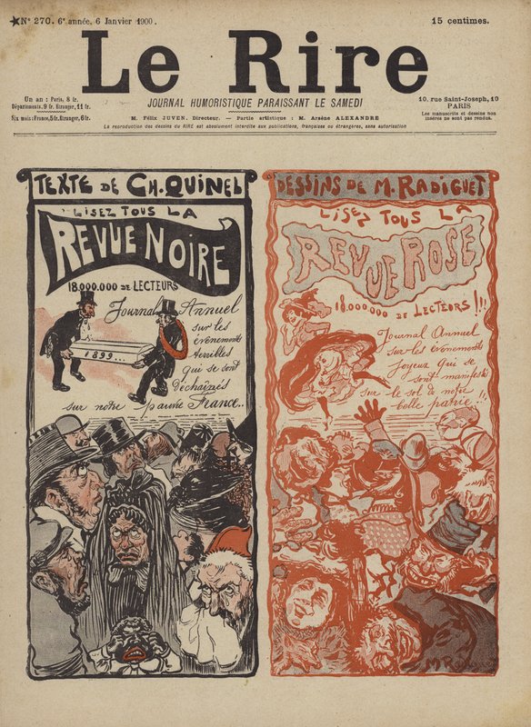 Ilustracja do Le Rire autorstwa Maurice Radiguet