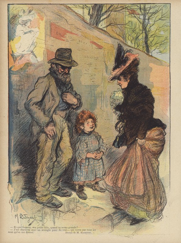 Ilustracja do Le Rire autorstwa Maurice Radiguet