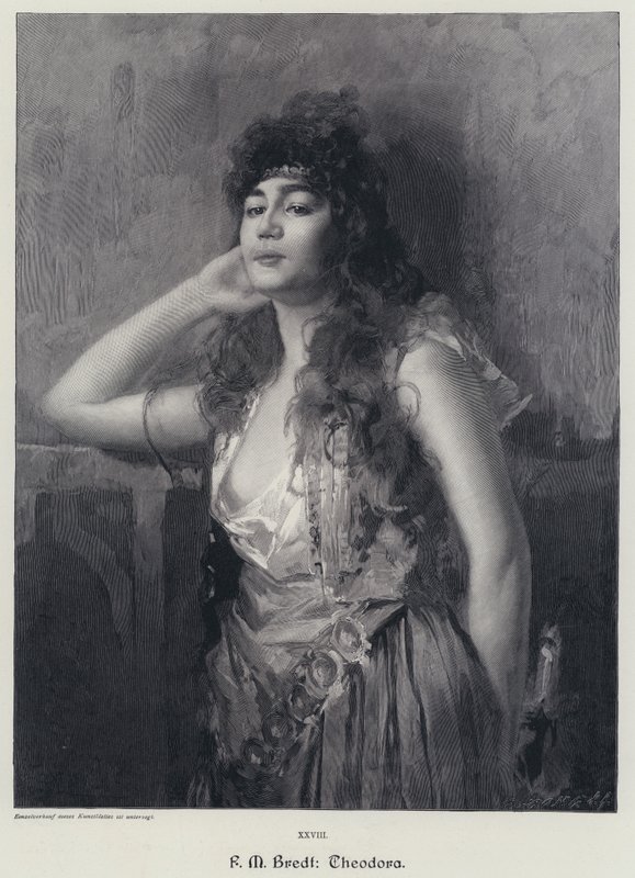 Teodora (grafika) autorstwa Max Ferdinand Bredt