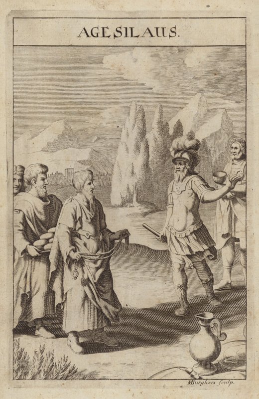 Agesilaus II, spartański król i generał autorstwa Michael Burghers