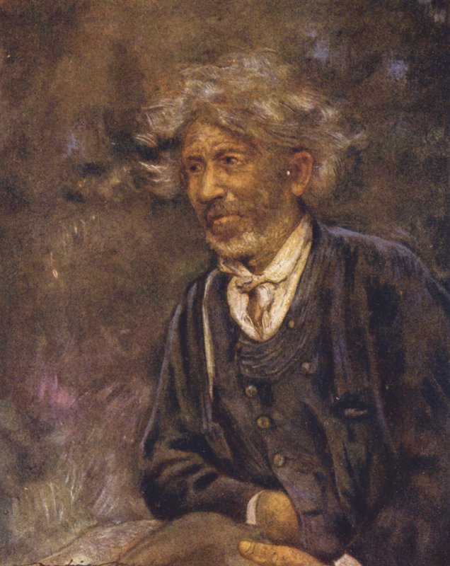 Żebrak (kolorowa litografia) autorstwa Mortimer Ludington Menpes