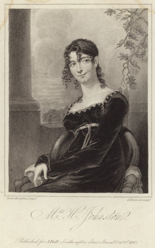 Pani H. Johnston (Grawerowanie) autorstwa Moses Haughton