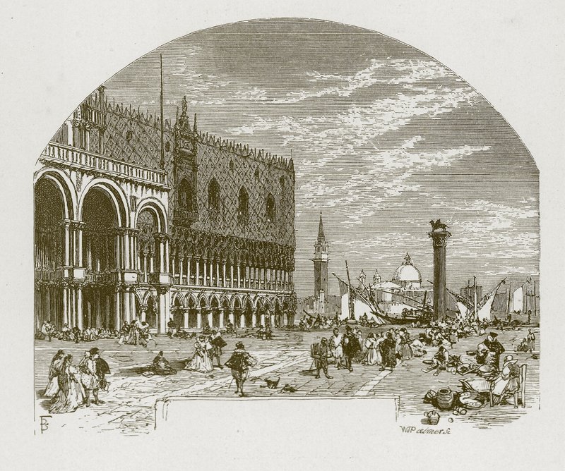Gernutus Żyd z Wenecji autorstwa Myles Birket Foster