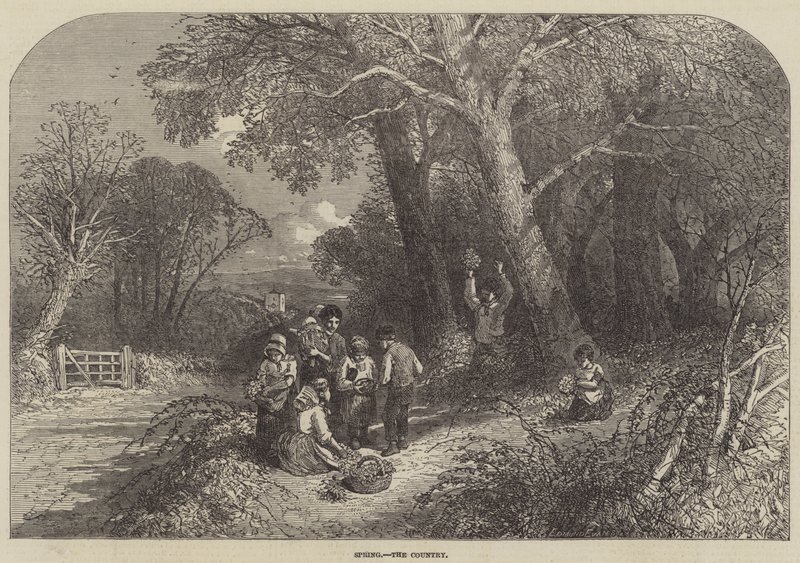 Wiosna, Kraj autorstwa Myles Birket Foster