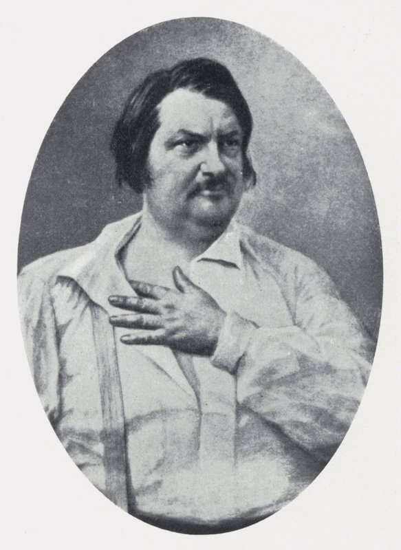 Poeta Honore de Balzac autorstwa Nadar