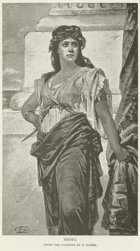Medea (grawerowanie) autorstwa Nathaniel Sichel