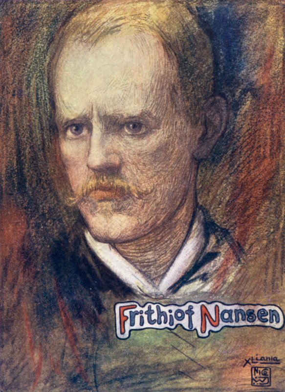 Norwegia: Fridtjof Nansen (kolor lito) autorstwa Nico Jungman