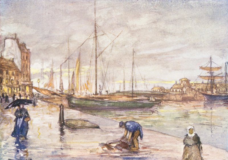 Cherbourg (druk kolorowy) autorstwa Nico Jungmann