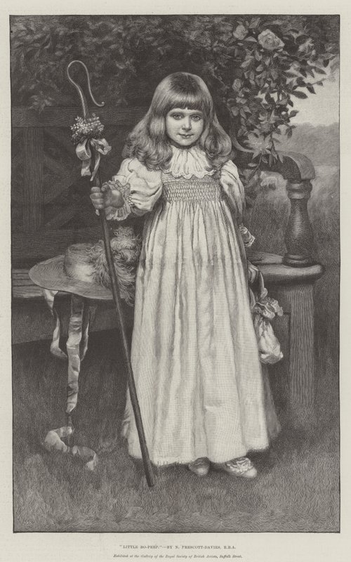 Mały Bo-Peep autorstwa Norman Prescott Davies