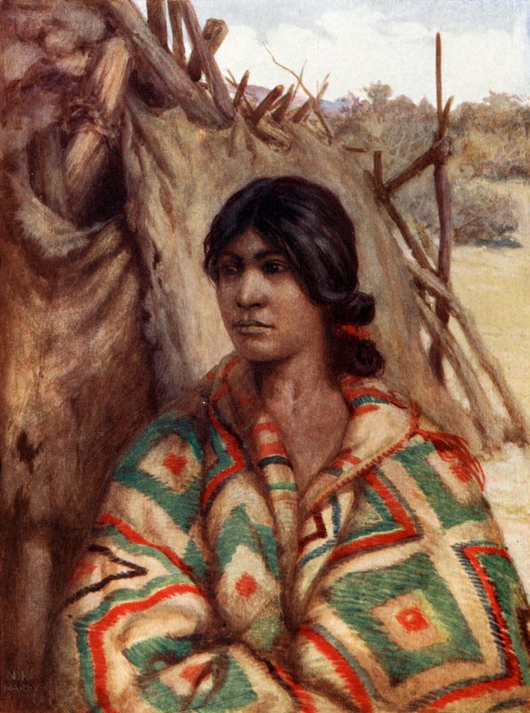 Indyjski squaw Navajo autorstwa Norman Hardy