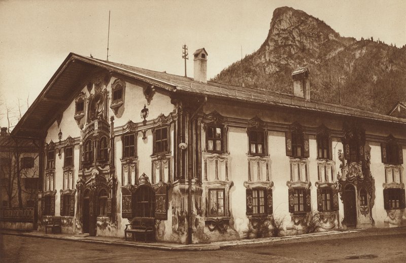 Dr Lang-House w Oberammergau autorstwa Otto Ballerstedt