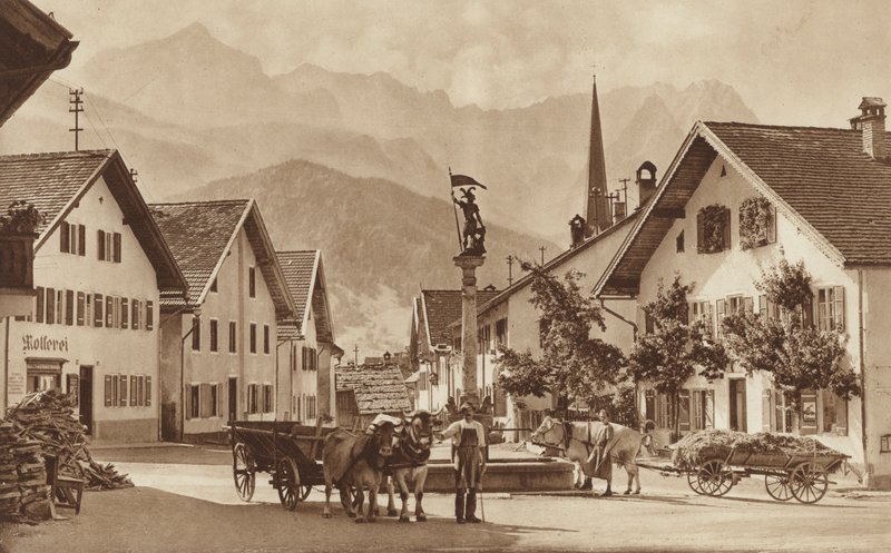 Floriansplace w Partenkirchen autorstwa Otto Ballerstedt