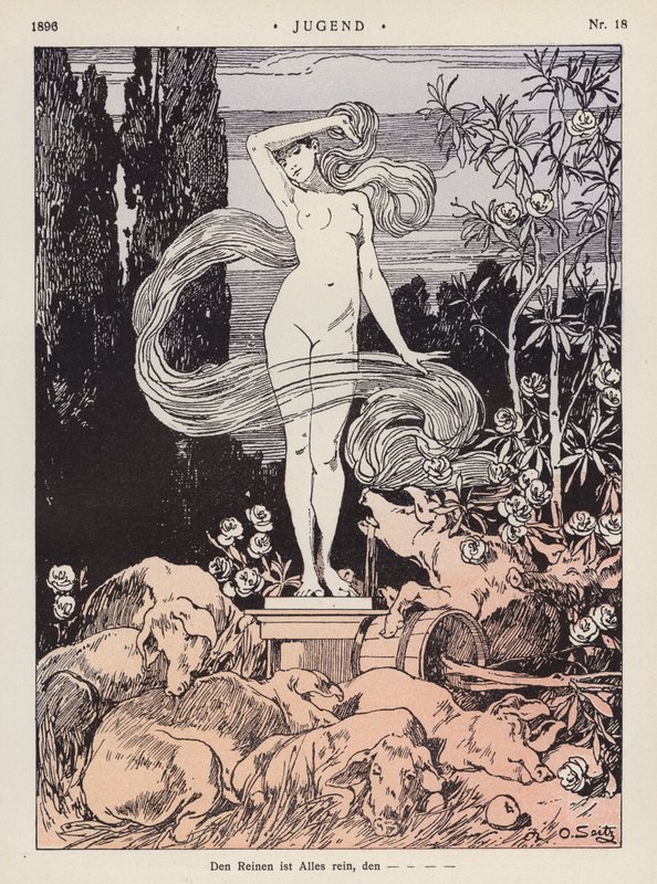 The Pure is All Pure (kolor lito) autorstwa Otto Seitz