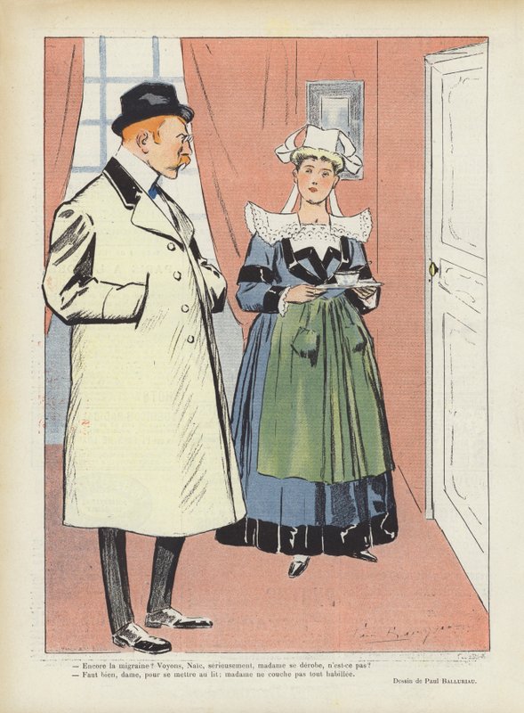 Ilustracja do Le Rire autorstwa Paul Balluriau