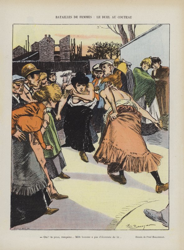 Ilustracja do Le Rire autorstwa Paul Balluriau